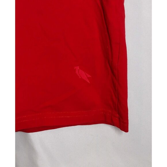 Stone Falcon Red Zip Polo Shirt M - Picture 4 of 10